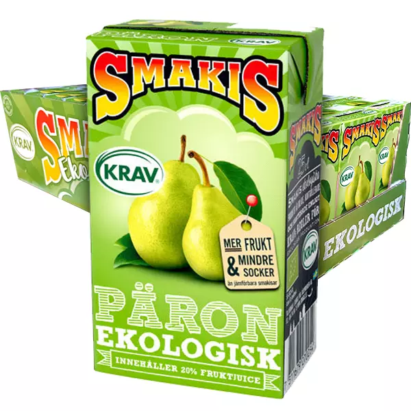 Smakis Päron Brick 25cl - 27 st