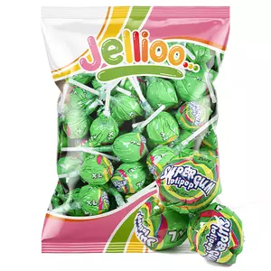 Super Gum Lollipop Green Apple