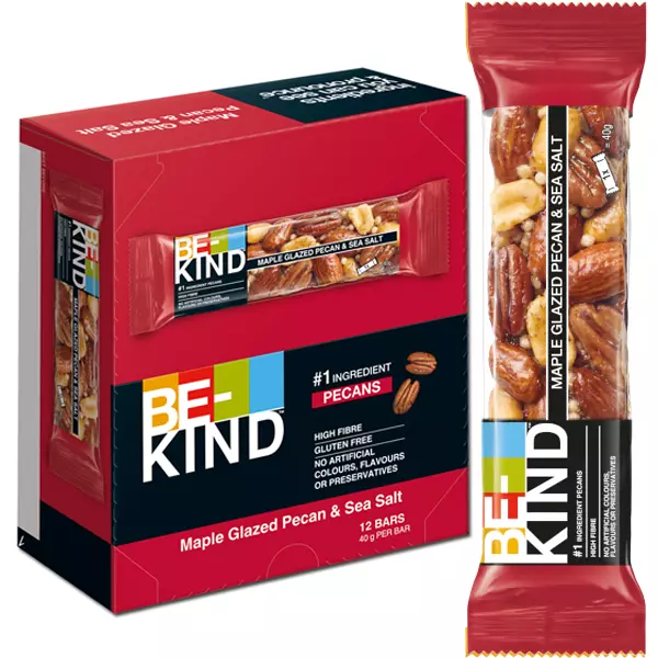 Be-Kind Maple Pecan/Seasalt 40g x 12st