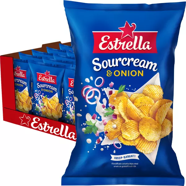 Estrella Sourcream & Onion 175g x 21st