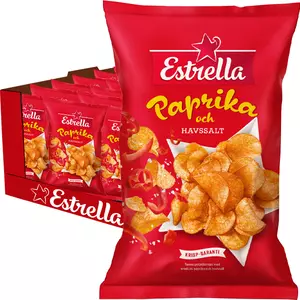 Estrella Paprika & Havssalt 175g x 21st