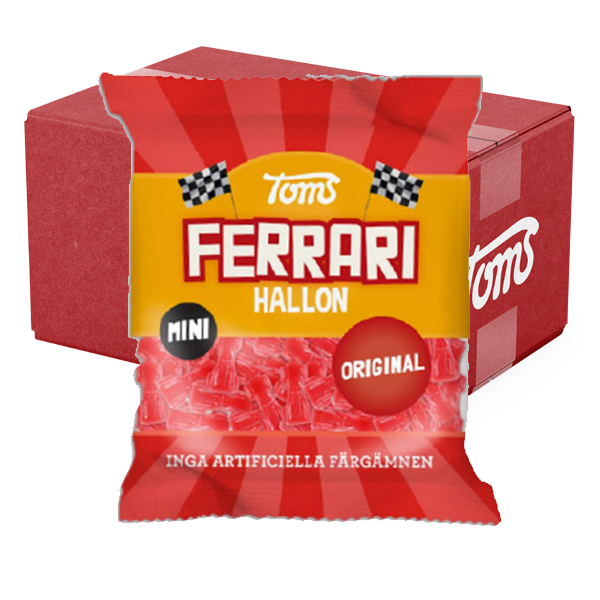Toms Mini Ferrari Original 15st x 80g | Sortiment | Gottegrisen