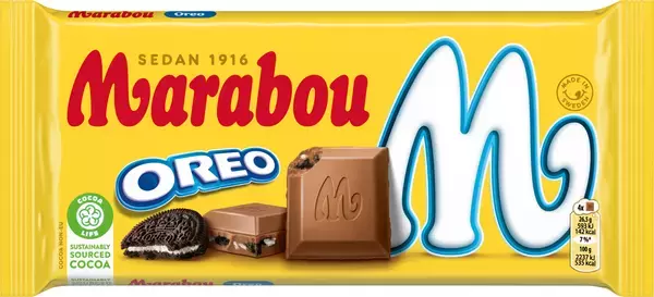 Marabou Mjölkchoklad Oreo 185g