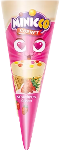 Cornet Jordgubbsstrut 25g, 2.4kg