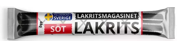 Lakritsmagasinet Söt Lakritstång 48g