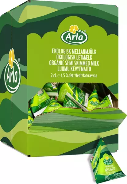 Arla Kaffemjölk Ekologisk 1,5% 2clx100st