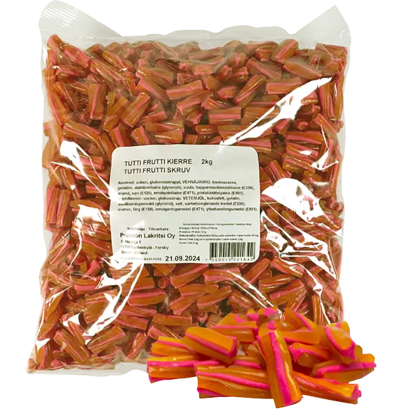 Tuttifrutti-skruv 2kg