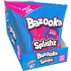 Bazooka Splashz Berry Blast 120g x 12st