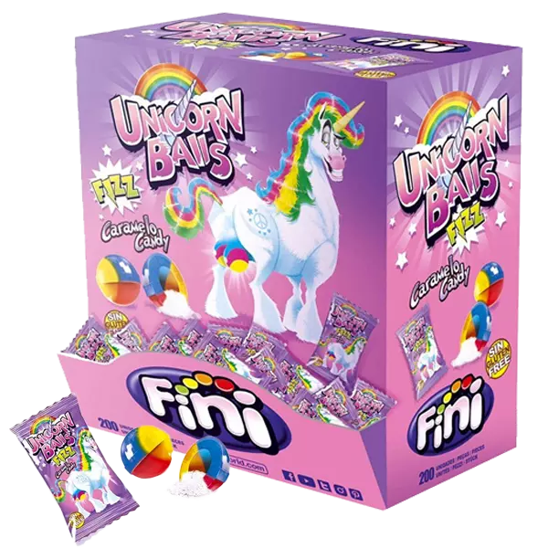 Fini Unicorn Balls 200-pack