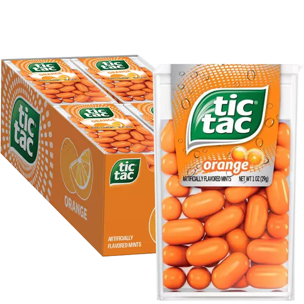 Tic Tac Orange 18g x 12st