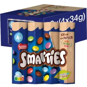 Smarties 4-pack 136g x 12st