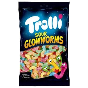 Trolli Sour Glowworms 1kg