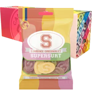 S-Märke Supersurt 80g x 18 st