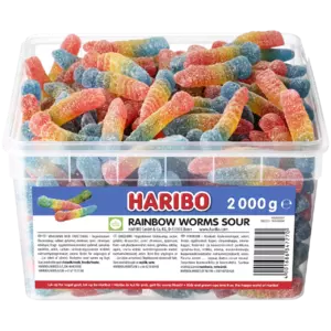 HARIBO Rainbow Worms Sour 2kg