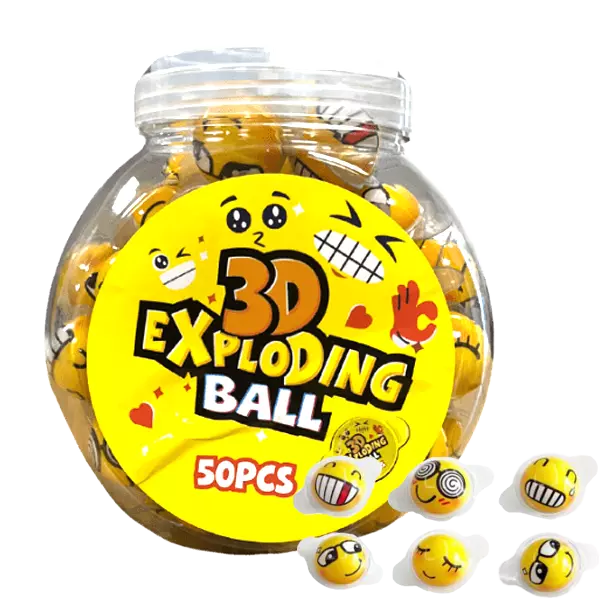 3D Smile Exploding Ball 10g x 50st