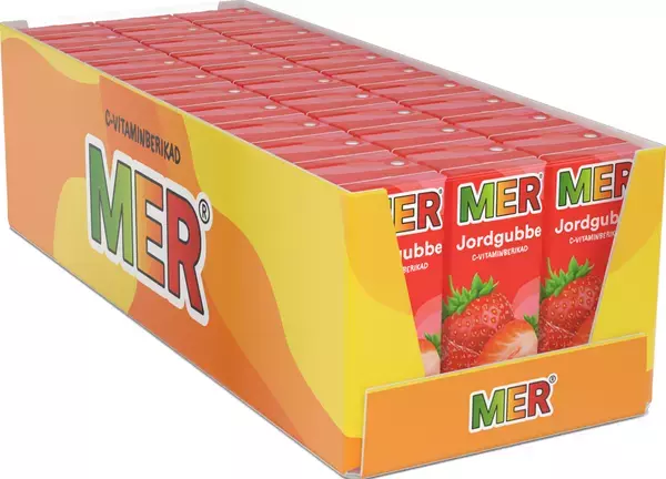 MER Jordgubb 20 cl Brik - 30 st