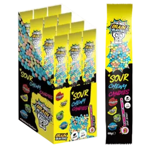 Brain Blasterz Sour Chewy 60g x 12st