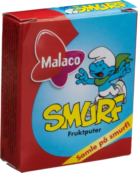 5st - Malaco Smurf Fruktputer 20g