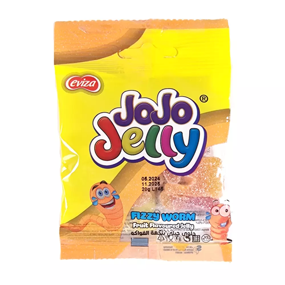 JoJo Jelly Neon Worms 20g x 170st