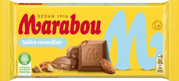 2st - Marabou Salta Mandlar 200g