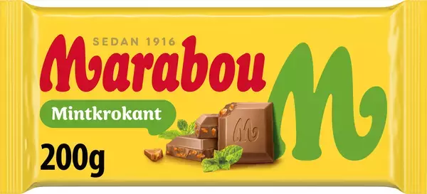Marabou Mintkrokant 200g