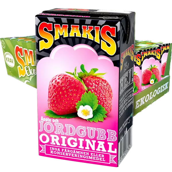 Smakis Jordgubb Brick 25cl x 27st