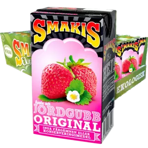 Smakis Jordgubb Brick 25cl x 27st