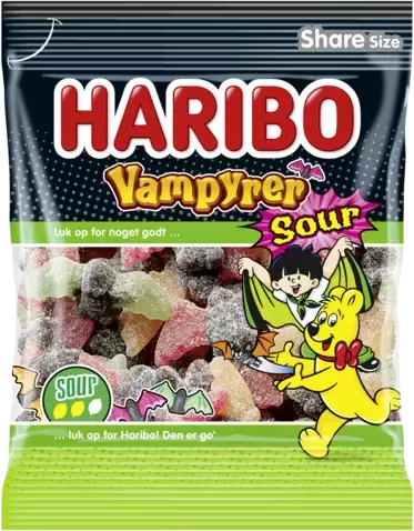 Haribo Sour Vampyrer 120g