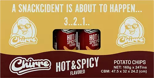 Chirre® Hot & Spicy 24st x 160g