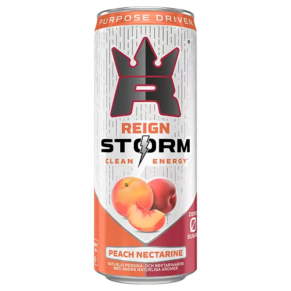 Reign Storm Peach Nectarine 355ml