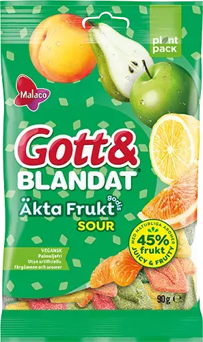 Gott & Blandat Äkta Frukt Sour 90g