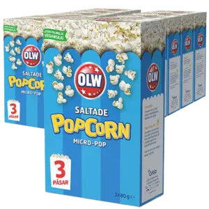 OLW Micropopcorn Salt 240g x 14st