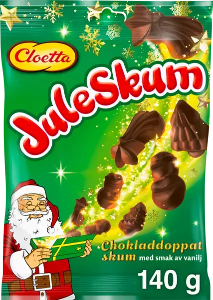 Juleskum Chokladdoppat 140g