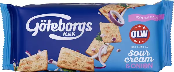 Göteborgs Kex OLW Sourcream/Onion 70g
