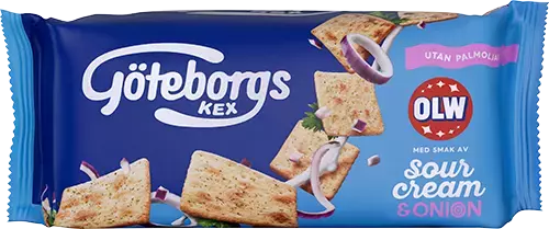 Göteborgs Kex OLW Sourcream/Onion 70g