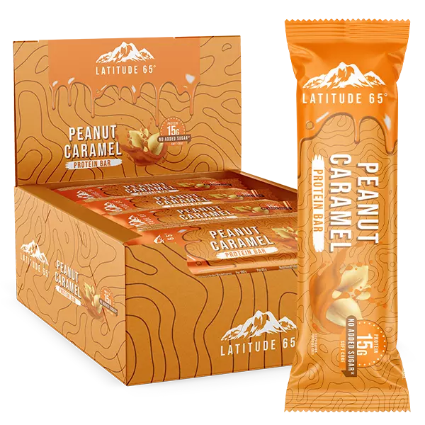 Latitude 65 Bar Peanut Caramel 54gx12st