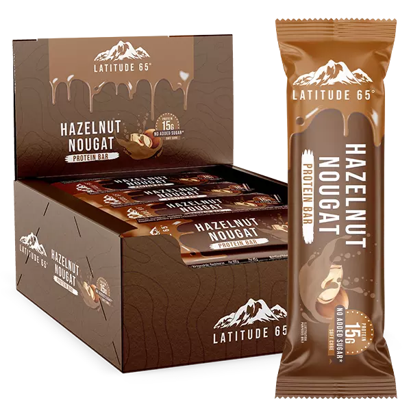 Latitude 65 Bar Hazelnut 54g x 12st
