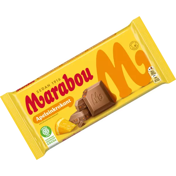 Marabou Apelsinkrokant 200g