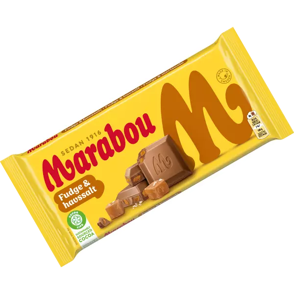 Marabou Fudge & Havssalt 185g