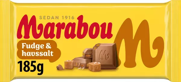 Marabou Fudge & Havssalt 185g