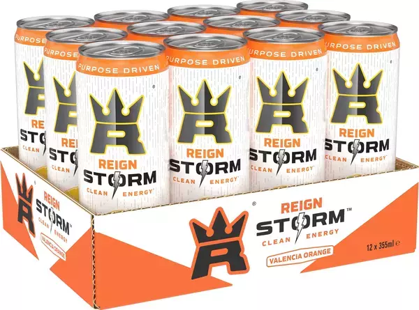 Reign Storm Valencia Orange 355ml x12