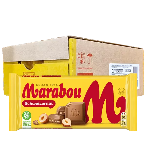 Marabou Schweizernöt 200g x15