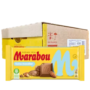 Marabou Salta Mandlar 200g x16
