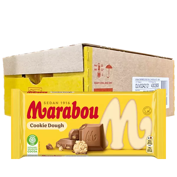 Marabou Cookie Dough 185g x17