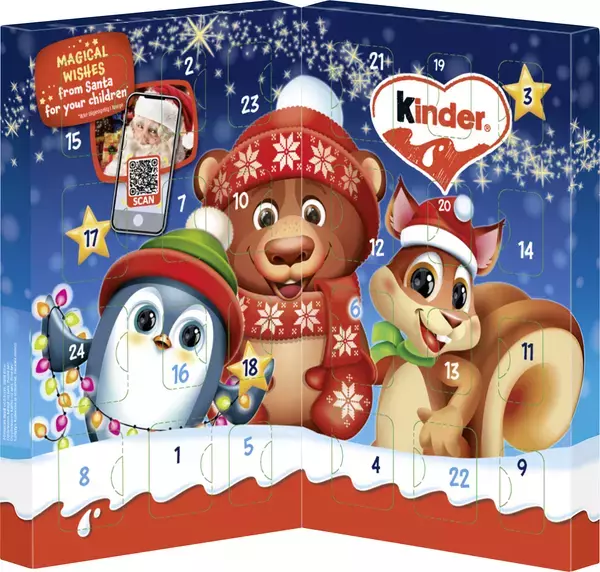 Kinder Calender Tablet 113g