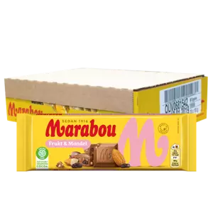 Marabou Frukt & Mandel 100g x 22st