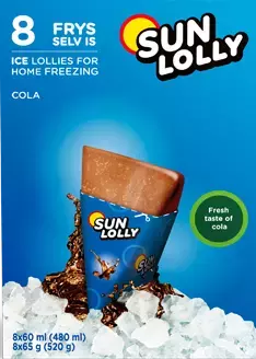 Sun Lolly Cola 8-pack