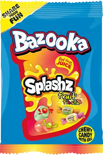 Bazooka Splashz Fruity 120g