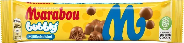 Marabou Bubblig Mjölkchoklad 60g