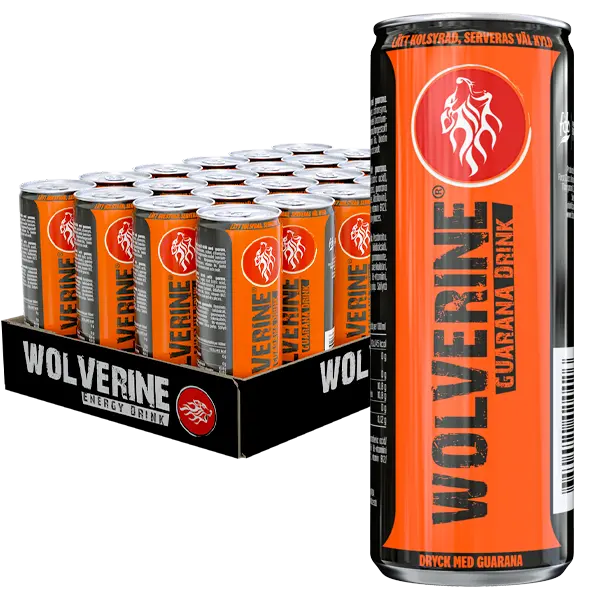 Wolverine Guarana 25cl x 24st
